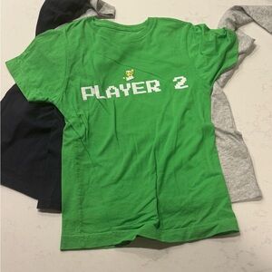 Nintendo Green Player 2 Kids Tee